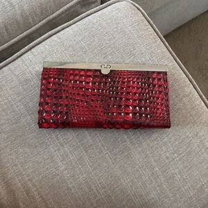 Icing Red Textured wallet